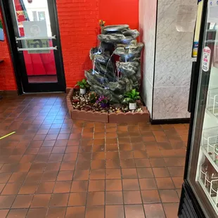 the inside of a restaurant
