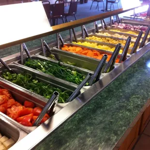 a variety of salads and sides