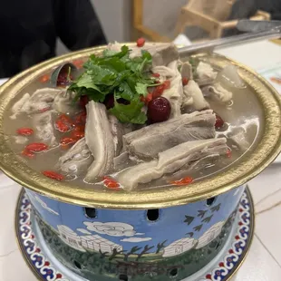 Stewed Lamb Soup with Radish