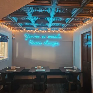 Inside of restaurant