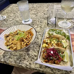 Shanghai Noodles and Tacos