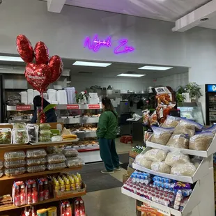 people shopping for food