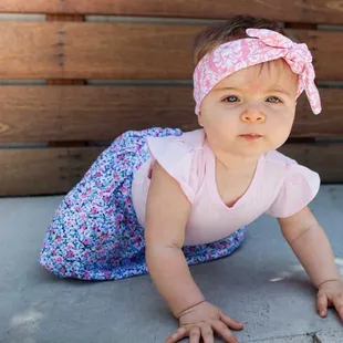 8 Month Baby Girl Photoshoot