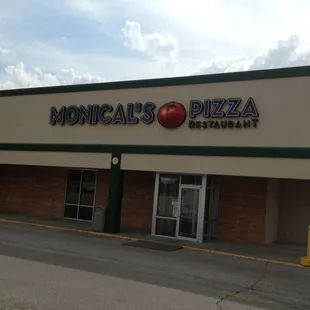 the front of the restaurant