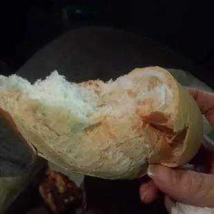 Soft and crunchy , a bit cold . I just got this at 8am