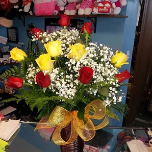 Beautiful flower arrangement for my mom's birthday, she loved them! Thank you Monica's Flowers for your help!