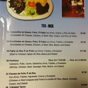 Menu p4