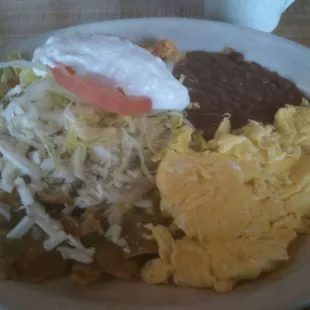 Chilaquiles w/green sauce