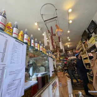 a view of the counter