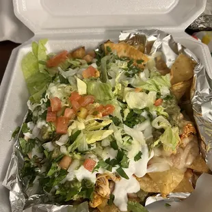 Chicken nachos