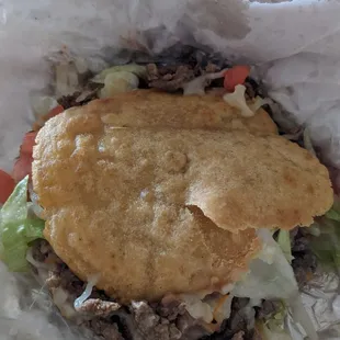 Carne asada gordita