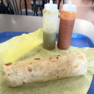 Machaca Breakfast Burrito