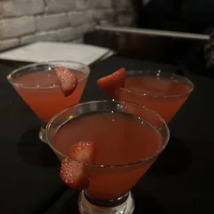 strawberry basil martini