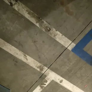 This grunge has been on the garage floor since we moved in here in May 2023