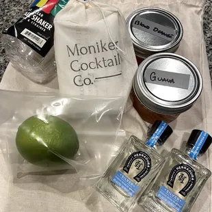 Take home cocktail making kit