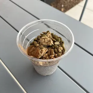 Their seasonal pumpkin chia pudding. So gooooooood!