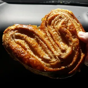 Sweet, sticky, and flaky oreja.  Yum.