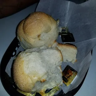 Suppose to be garlic rolls..... not.