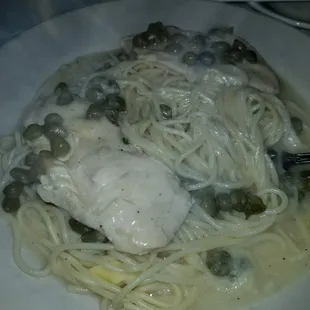 Bland chicken piccata