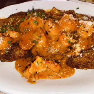 Fried Eggplant with Seafood Sauce (L)