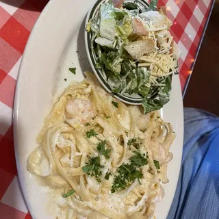 Shrimp Fettuccine Alfredo