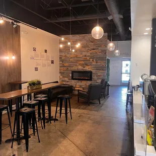 the dining area