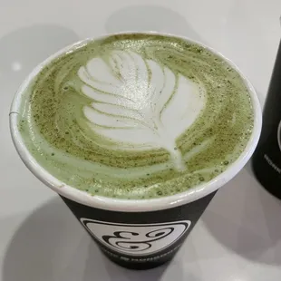 French toast matcha (interesting... had to try it)