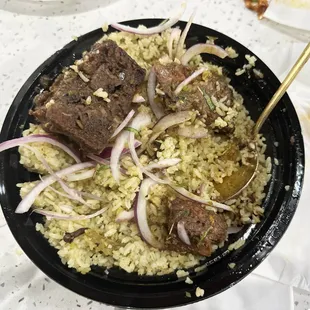 The 'DONNE MUTTON BIRYANI' which is their interpretation of the iconic DINDIGUL THALAPAKATTU MUTTON BIRYANI - loved it!