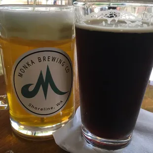 American Brown Ale and candle mug