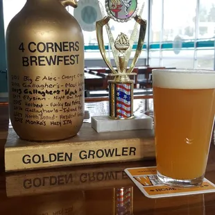 Winner of the 4 Corners Golden Growler Award