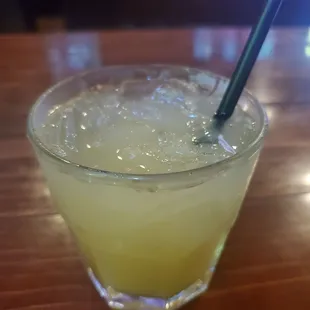 Malibu and pineapple