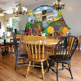 crepes, interior