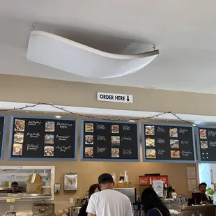 Order Menu area