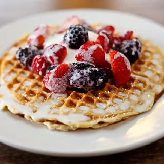 Berries-n-Cream Waffles