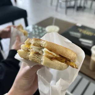 Bacon egg and cheese