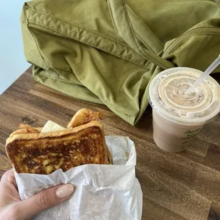 French toast sammich