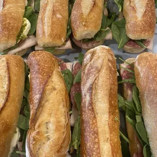 House made sandwiches .