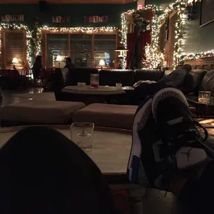 Nice chill sofas to sit and enjoy the atmosphere!