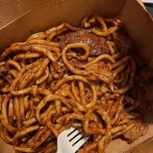 Mongolian Beef Chow Mien