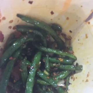 Flash Fried Spicy String Beans & Tofu