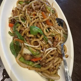 Stir-Fried Pork Undo Noodles