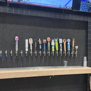 Beers on tap