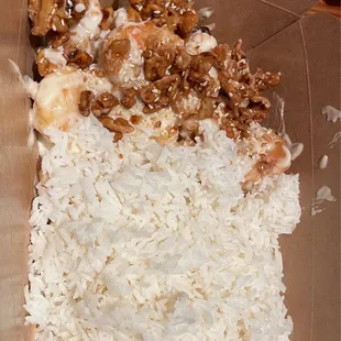 Walnut shrimp N rice