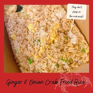 Ginger and Onion Crab Fried