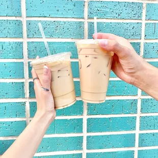 Spring Bouquet Latte and Salted Caramel Latte