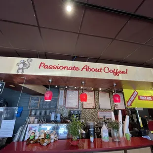 the front of the restaurant