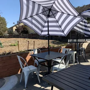 Outdoor seating October 2021