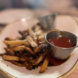 Burned fries