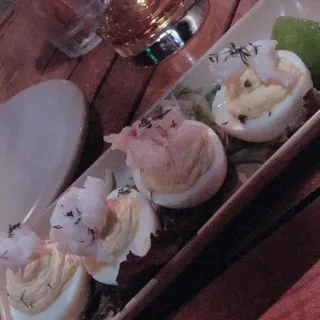 Lobster Deviled Eggs