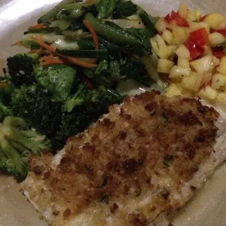 Organic Macadamia Nut Crusted Mahi Mahi
